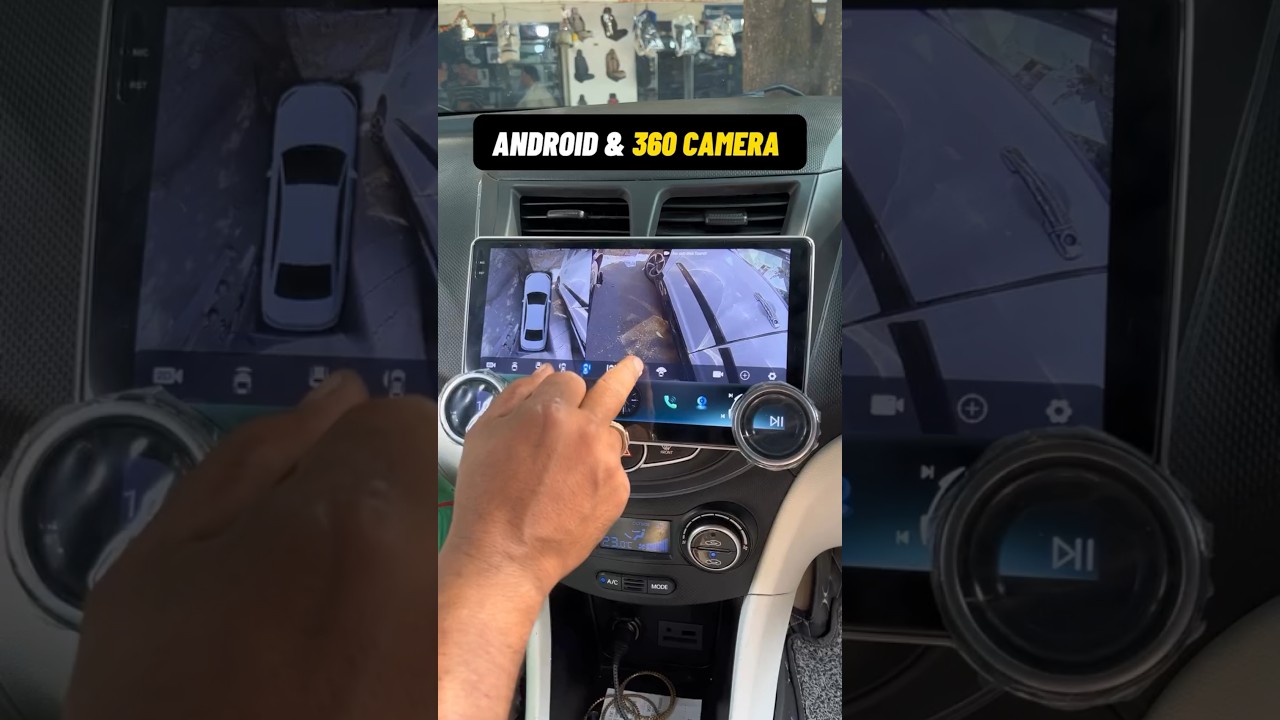 Android &360 camera installed in verna #360 #car #song #viralsong  #shortvideo