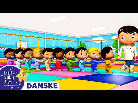 Ti Små Babyer Med Mia og Jacus | Little Baby Bum Dansk - Børnesange og tegnefilm