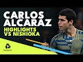 Carlos Alcaraz Best Shots vs Nishioka | Paris 2022 Highlights