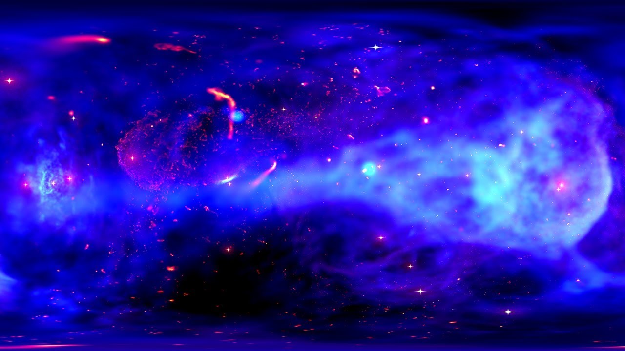 Galactic Center 360-degree Visualization - YouTube