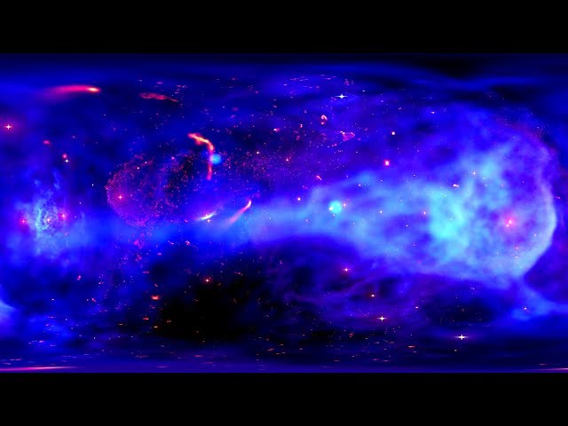 Galactic Center 360-degree Visualization