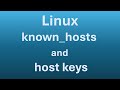 What Linux Beginners Must Know Part 15 Known Hosts And Host Keys