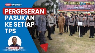 Ratusan Personel BKO dan Polres Bireuen Bergerak ke setiap TPS di Wilayah Hukumnya agar Pemilu Aman