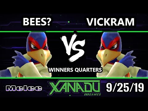 S@X 321 SSBM - Bees? (Falco) Vs. Vickram (Falco) Smash Melee Winners Quarters