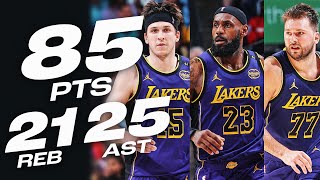 Luka Doncic - LeBron James - Austin Reaves - Los Angeles Lakers