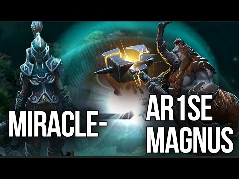 Miracle- PA + Ar1Se- Magnus | EPIC Rampage Combo vs. gh Rubick Dota 2
