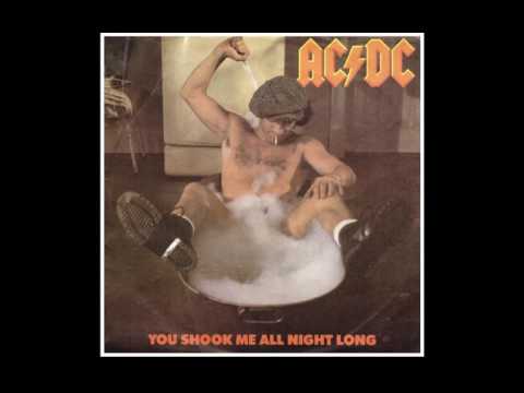 AC DC - You Shook Me All Night Long (con voz) Backing Track