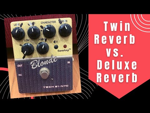 Tech 21 Blonde V2 - Fender Deluxe Reverb Setting - Direct to mixer (no talking)
