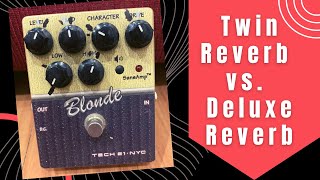 Video thumbnail for Tech 21 Blonde V2 - Fender Deluxe Reverb Setting - Direct to mixer (no talking) by The Alcantaras