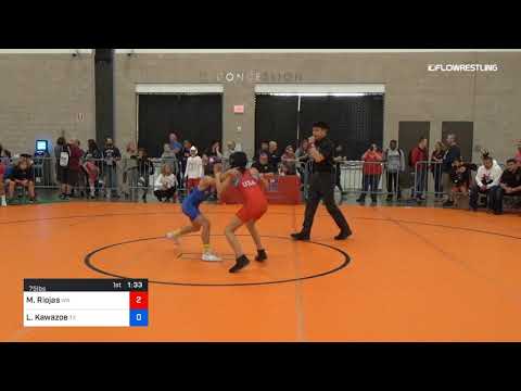 75 Lbs Quarterfinal Malia Riojas Team Washington Vs Lyra Kawazoe Team Texas
