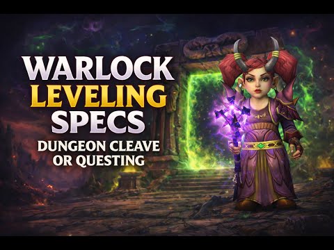 Warlock Leveling Specs – Dungeon Cleave or Questing (TBC Anniversary)
