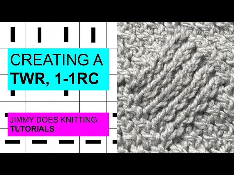 TWR / 1-1 RC, Right Leaning Cable w/o a Cable Needle