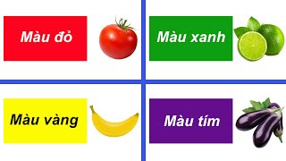 12 Màu Sắc Cơ Bản| Dạy Bé Học Màu Sắc