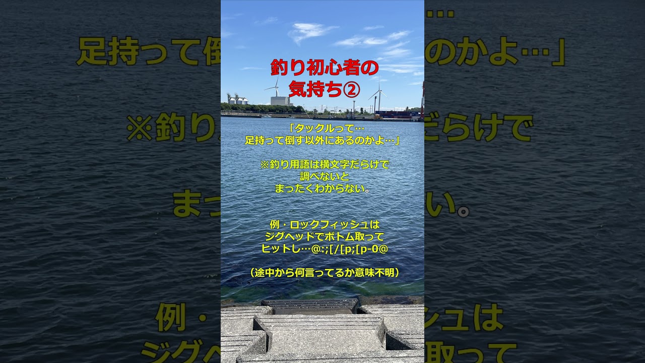 釣りシゲ日記①＃shorts＃釣り＃初心者＃アングラ―＃魚＃ロッド＃リール#ライン＃リーダー＃ロックフィッシュ＃教えて＃すずらん