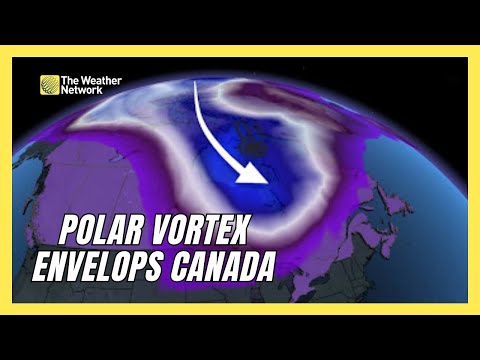 Polar Vortex Unleashes Arctic Air Across Canada | #forecast