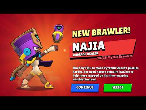 NAJIA | UNLOCK, SKINS, PINS, VOICE LINES | Brawl Stars