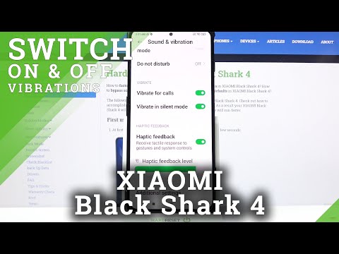 How to Enter Vibration Settings on XIAOMI Black Shark 4 - Open Vibration Settings