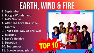 Earth, Wind &amp; Fire 2023 - Greatest Hits, Full Album, Best Songs - September, Boogie Wonderland, ...