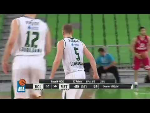 ABA Liga 2015/16 highlights: Union Olimpija and Metalac Farmakom R12 (28.11.2015)