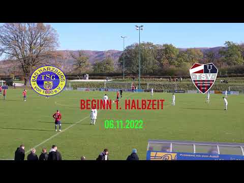 1.  Halbzeit TSG  Bad Harzburg vs. TSV Landolfshausen 06. 11. 2022