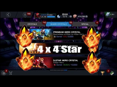 4 Star x 4 Crystal Opening # 2- Marvel Contest of Champions