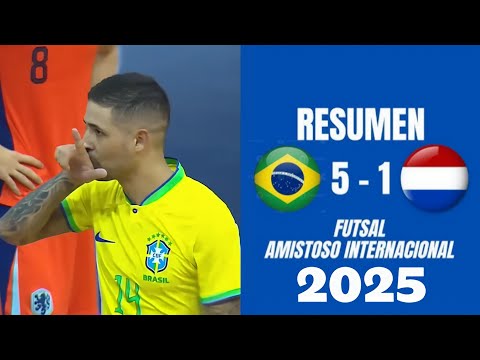 🔥 Brazil vs Netherlands | Full Match Highlights | International Futsal Challenge 2025