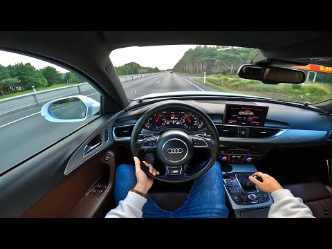 Audi A6 C7 3.0 BITDI 230kW S-line 2012 POV Test Drive