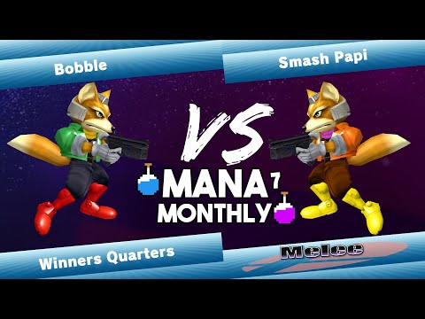 Mana Monthly 7 - Bobble (Fox) vs Smash Papi (Fox) Smash Melee Tournament