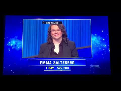 Jeopardy, intro - Emma Saltzberg Day 2 (2/3/22)
