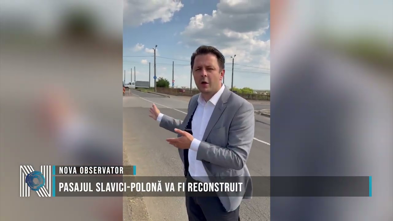 Pasajul Slavici-Polonă va fi reconstruit