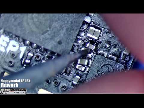 Happymodel EP1 ExpreessLRS RX For FPV - Board Repair Rework