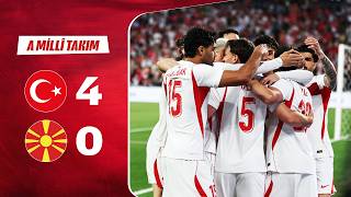 Maç Özeti | Türkiye 4-0 Kuzey Makedonya