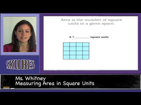 Measuring Area in Square Units