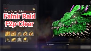 Lost Sword Dragon-Fafnir Raid Guide (F2P Team Setup, Strategy, Tips & Tricks)