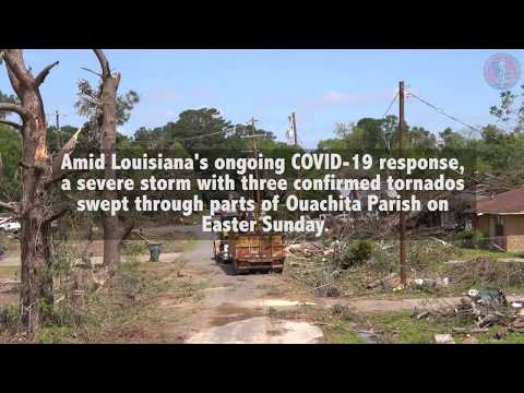 La. National Guard responds to Tornadoes in Ouachita Parish