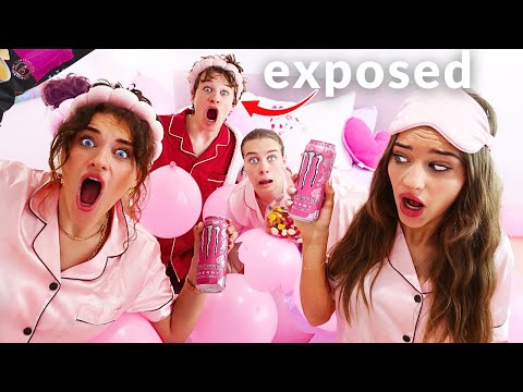 My Brother Crashed A GIRLS SLEEPOVER! (but He Spilled The Tea)
