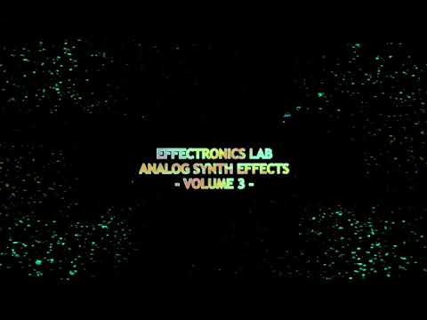 Effectronic Labs Analog Synth sound effect (Volume 3)