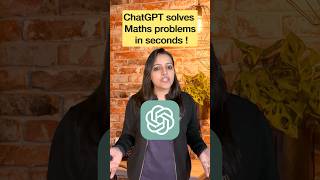 How to use ChatGPT in mobile to solve maths problems #chatgpt #ai #viralshorts
