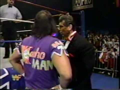 Randy Savage attacks Crush