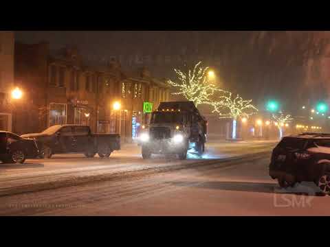 01-18-2020 Detroit, MI - Heavy Snowstorm Causes Travel Impacts