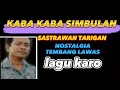 Sastrawan Tarigan Kaba Kaba Simbulan