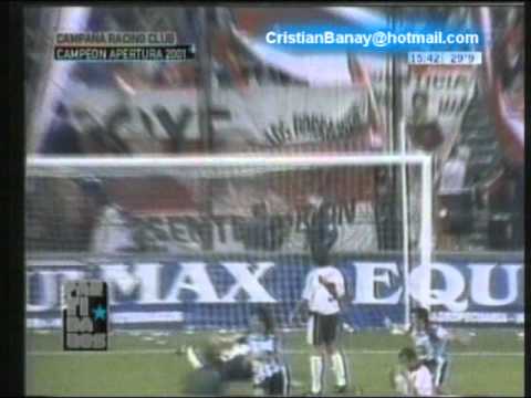 Racing 1 River 1 Apertura 2001 (Resumen Completo )