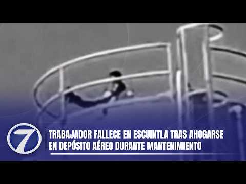 Trabajador fallece en Escuintla tras ahogarse en depósito aéreo durante mantenimiento