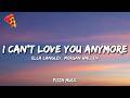 Ella Langley & Morgan Wallen - I Can’t Love You Anymore (Lyrics)