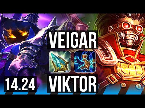 VEIGAR vs VIKTOR (MID) | 5/1/3 | KR Diamond | 14.24