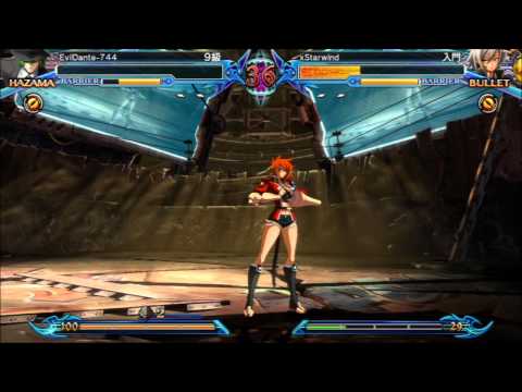 BBCP Online Set #2: EvilDante744 (Hazama) vs xStarwind (Ragna, Haz, Bullet)