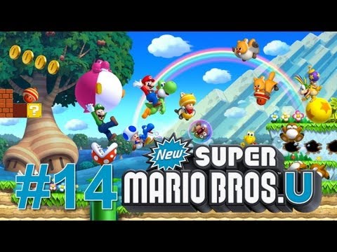 Let's Play New Super Mario Bros U (German Blind) #14 - Fuzzy Felsen