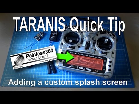 FrSky TARANIS Quick Tip - Adding a Custom Splash/Startup Screen
