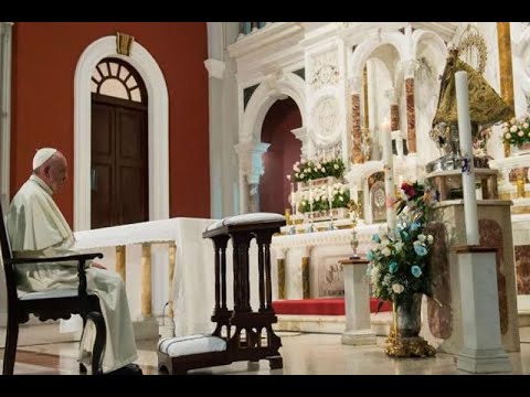 パパ フランシスコ オフィシア ミサ アン バシリカ デ ラ ビルヘン デ ラ カリダー デル コブレ