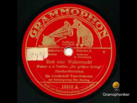 ERST EINE WALZERNACHT - Ilja Livschakoff Tanz-Orchester - Max Mensing